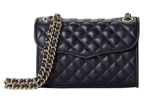 Rebecca Minkoff Quilted 皮革金屬金鍊肩/斜背包