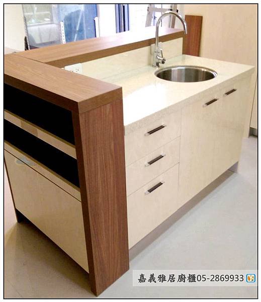 嘉義民雄廚具+中島(蜂巢板)11