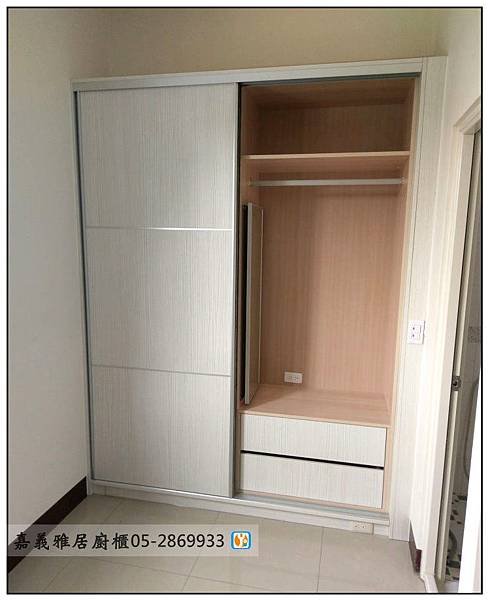 雲林系統櫃-北港鎮(系統和室櫃+電視櫃+衣櫃)37
