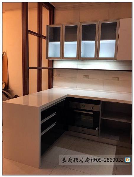 嘉義廚具-興業西路ㄇ字型廚具(Bosch洗碗機+Best烤箱)9
