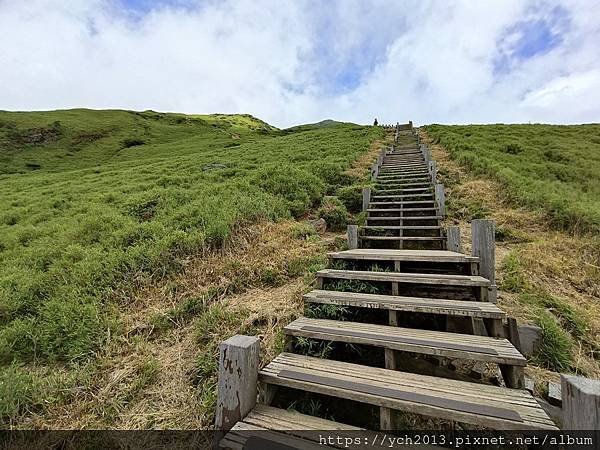 南投景點／樓梯無窮盡、陡上陡下合歡東峰