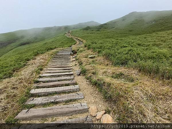 南投景點／樓梯無窮盡、陡上陡下合歡東峰