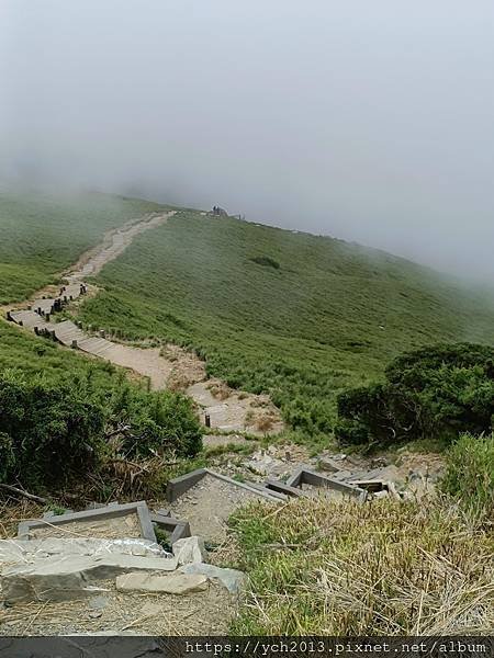 南投景點／樓梯無窮盡、陡上陡下合歡東峰