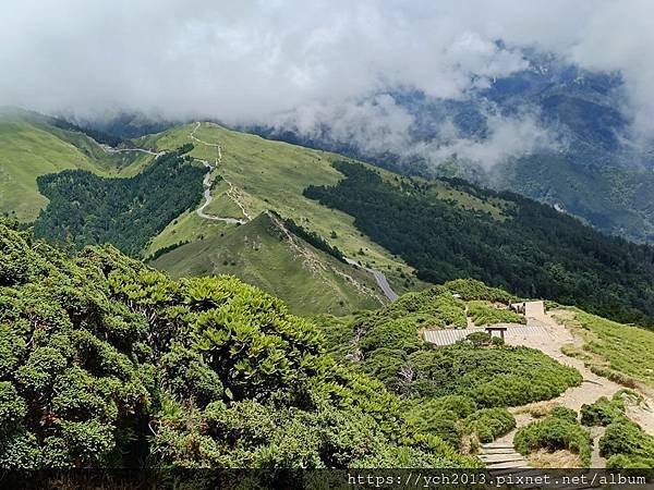 南投景點／樓梯無窮盡、陡上陡下合歡東峰