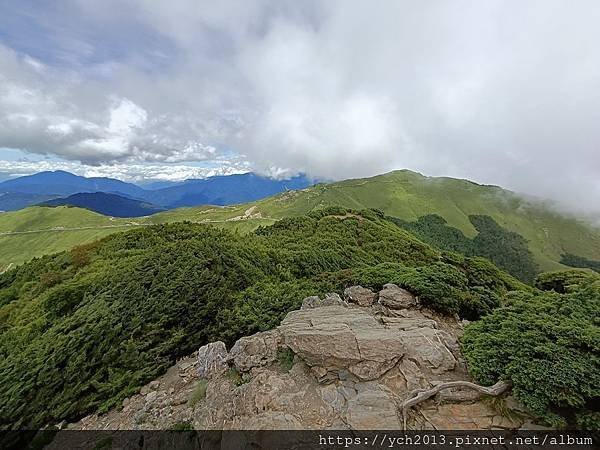 南投景點／樓梯無窮盡、陡上陡下合歡東峰