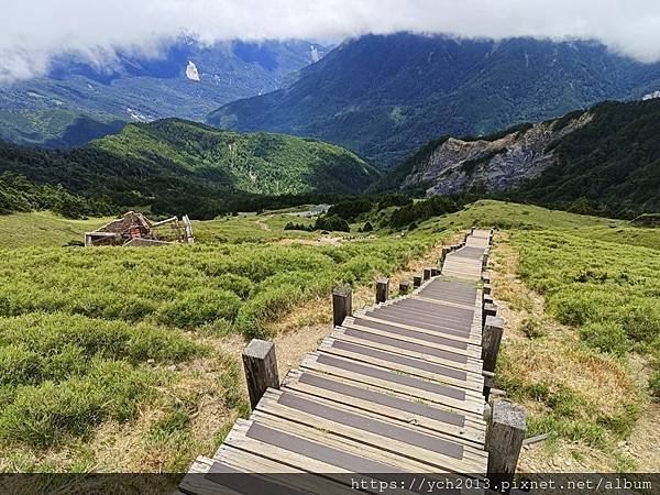 南投景點／樓梯無窮盡、陡上陡下合歡東峰