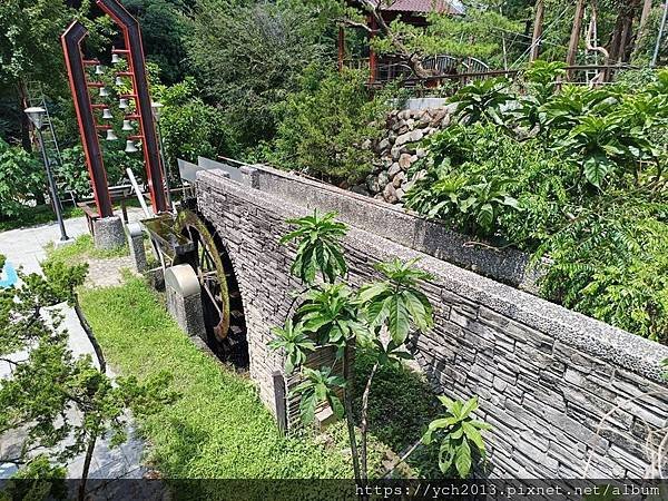 國姓鄉糯米橋與音樂水車