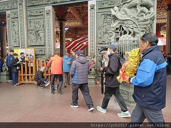 初八竹林山觀音寺看表演