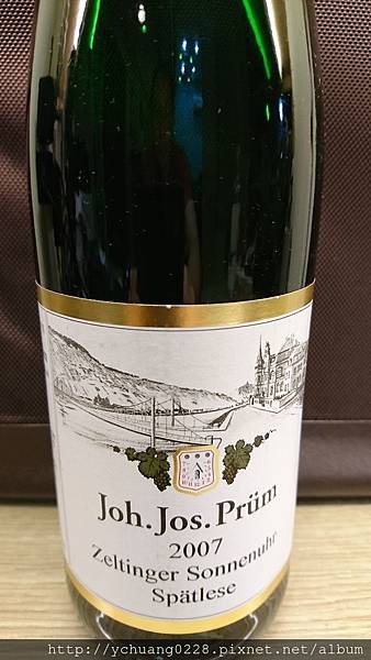 2007 Joh Jos Prum Wehlener Zeltinger Sonnenuhr Riesling Spatlese