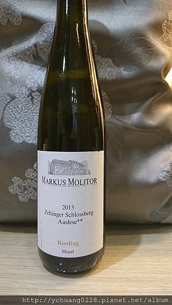 Markus Molitor 2013 Zeltinger Schlosseberg Auslese ** Goldkapsel