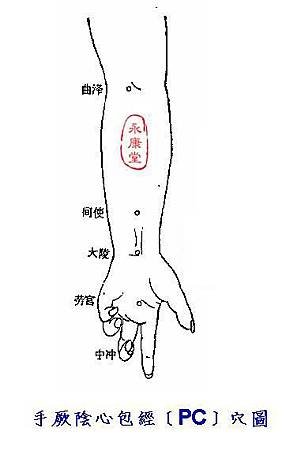 說難09-手厥陰心包經﹝PC﹞穴圖