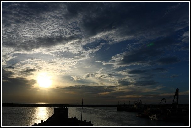 2012.07.22 竹圍漁港夕照