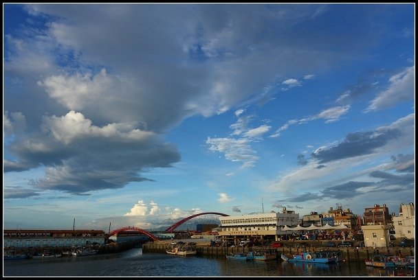 2012.07.22 竹圍漁港夕照