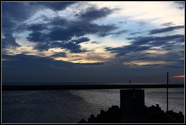 2012.07.22 竹圍漁港夕照