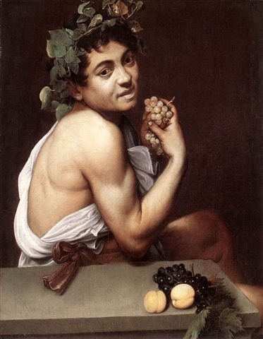 caravaggio-生病的小巴克科斯﹝Sick Bacchus﹞