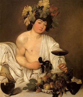 caravaggio-年輕的酒神﹝Bacchus﹞