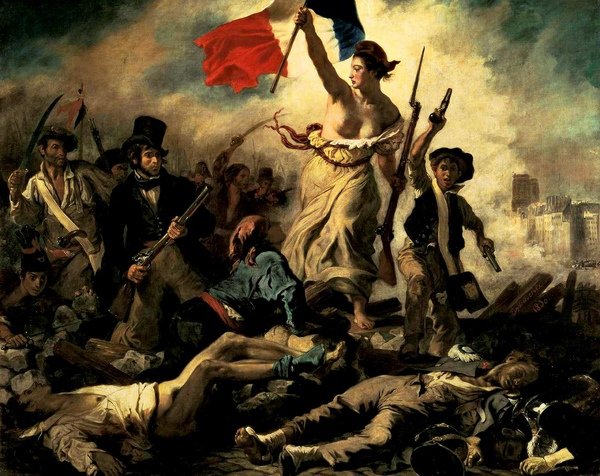 德拉克洛瓦（Eugène Delacroix）自由引導人民