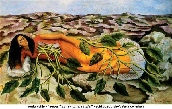 Frida Kahlo Roots c.1943