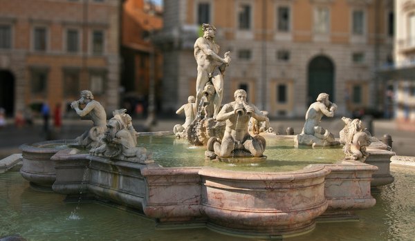 Fontana del Moro in Piazza Navona