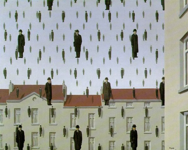 Magritte - Golconde, 1953