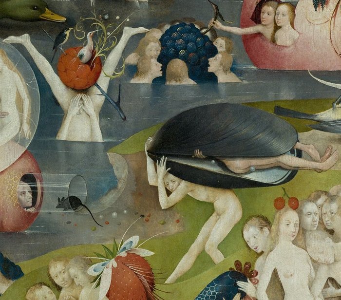 Hieronymus Bosch - The Garden of Earthly Delights（1500-1510, 中幅「塵世」局部）