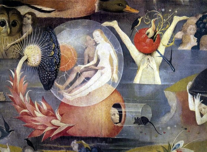 Hieronymus Bosch - The Garden of Earthly Delights（1500-1510, 中幅「塵世」局部）