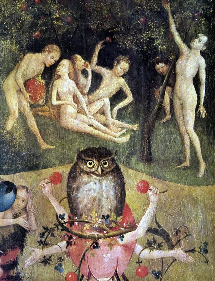 Hieronymus Bosch - The Garden of Earthly Delights（1500-1510, 中幅「塵世」局部）