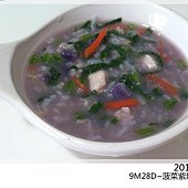 波菜紫地瓜雞肉粥-1