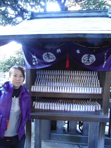 我和淺草神社旁的稻荷神社