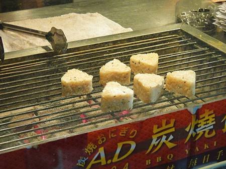 樹林花園夜市烤飯糰1