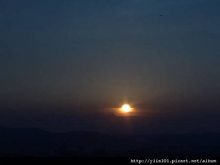 夕陽_藍調