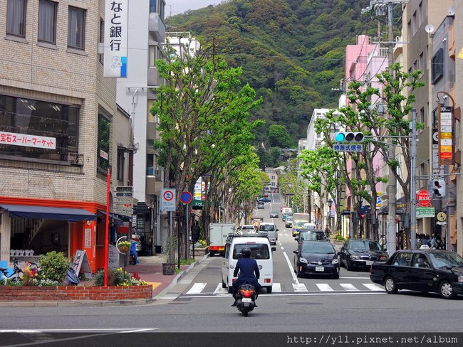 通往異人館街的北野坂