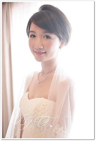 北部新娘秘書 短髮新娘造型 bridal hair and makeup