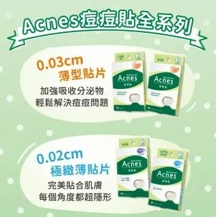 【曼秀雷敦 Acnes】痘痘貼 極緻薄 綜合型 4盒組