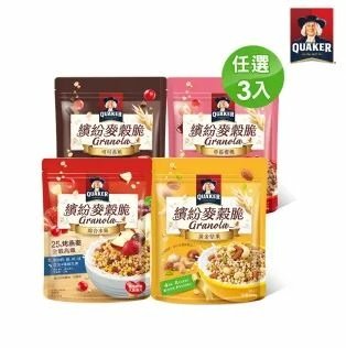 QUAKER 桂格 繽紛麥穀脆水果早餐麥片300g