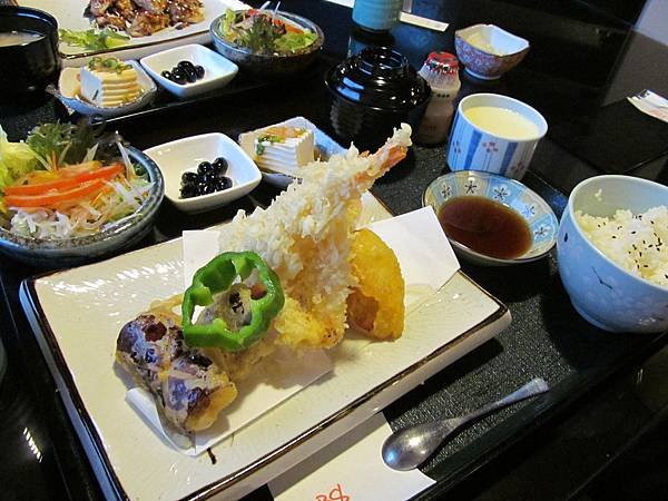 炸蝦定食
