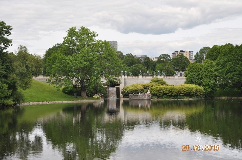 DSC_0751公園裡有一個小湖泊.JPG