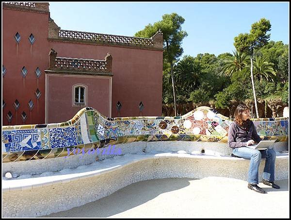 西班牙 巴塞隆納 高第 奎爾公園 Parc Güell, Barcelona, Spain