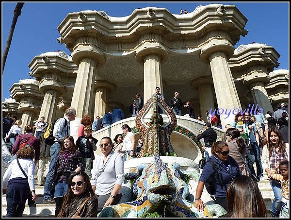 西班牙 巴塞隆納 高第 奎爾公園 Parc Güell, Barcelona, Spain