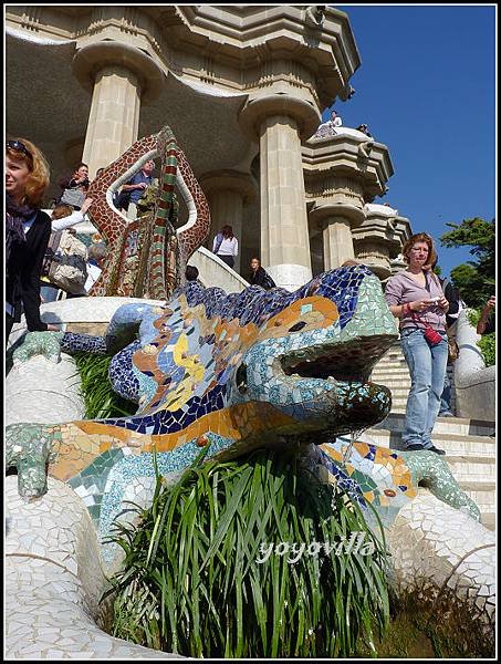 西班牙 巴塞隆納 高第 奎爾公園 Parc Güell, Barcelona, Spain