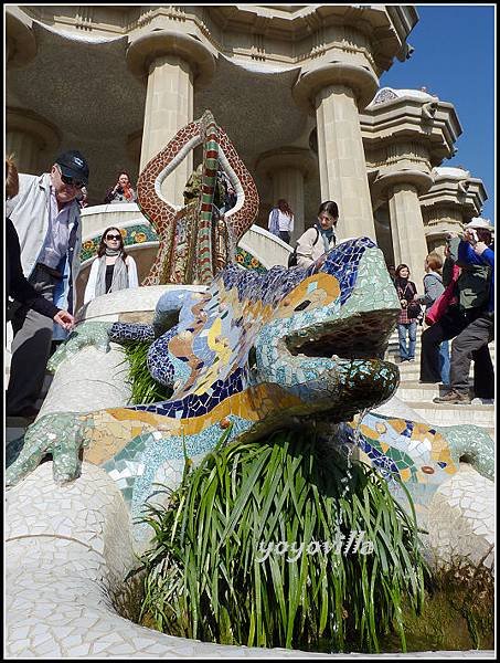 西班牙 巴塞隆納 高第 奎爾公園 Parc Güell, Barcelona, Spain