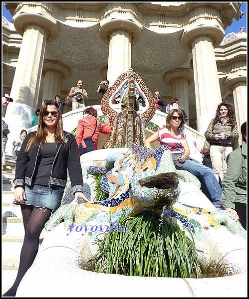 西班牙 巴塞隆納 高第 奎爾公園 Parc Güell, Barcelona, Spain