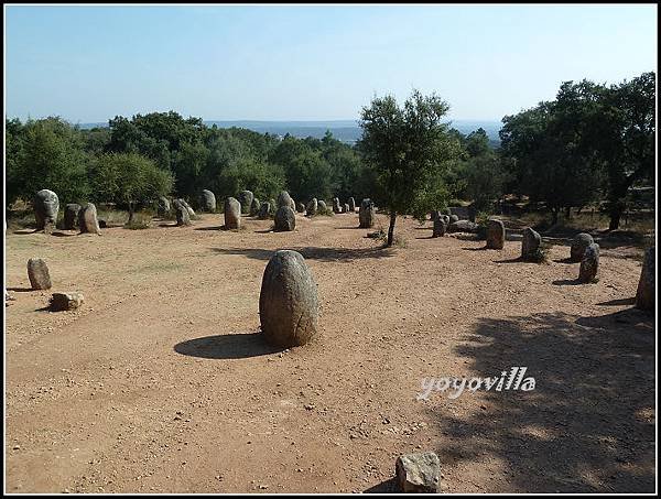 葡萄牙 環狀列石 Almendres,Evora,Portugal