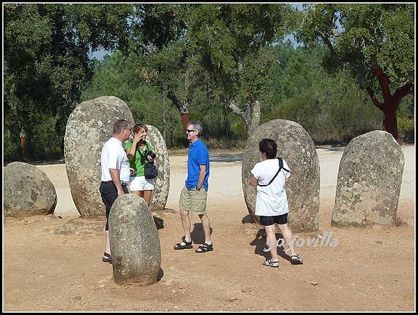 葡萄牙 環狀列石 Almendres,Evora,Portugal