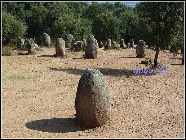 葡萄牙 環狀列石 Almendres,Evora,Portugal