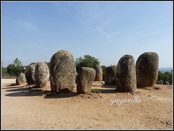 葡萄牙 環狀列石 Almendres,Evora,Portugal