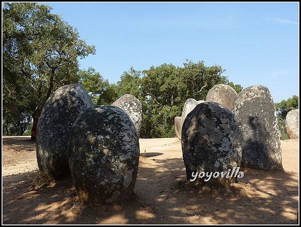 葡萄牙 環狀列石 Almendres,Evora,Portugal