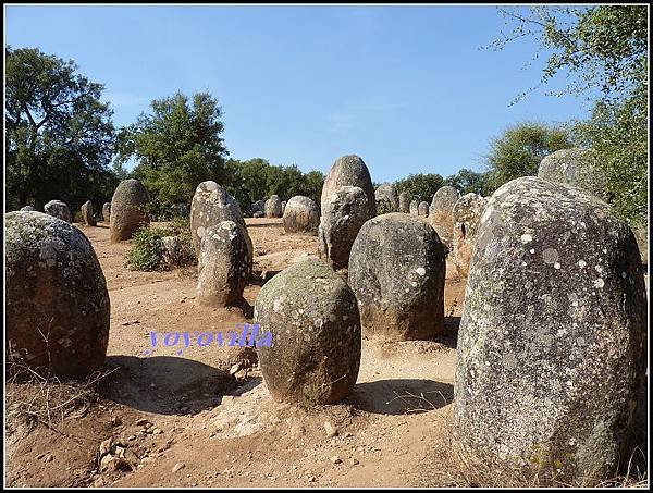 葡萄牙 環狀列石 Almendres,Evora,Portugal