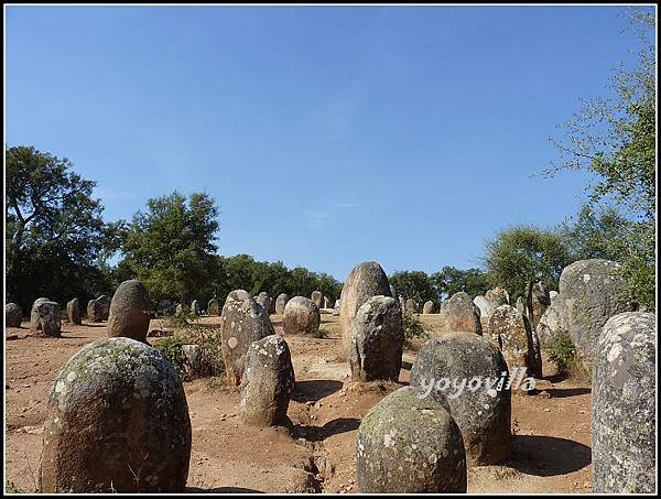 葡萄牙 環狀列石 Almendres,Evora,Portugal