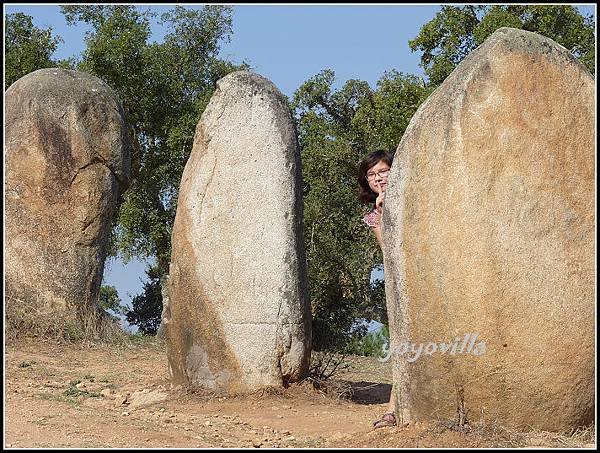 葡萄牙 環狀列石 Almendres,Evora,Portugal